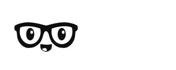 Hi-Contrast Hymn Books